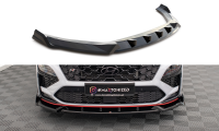 Maxton Design Front extension V.1 gloss black - Hyundai...