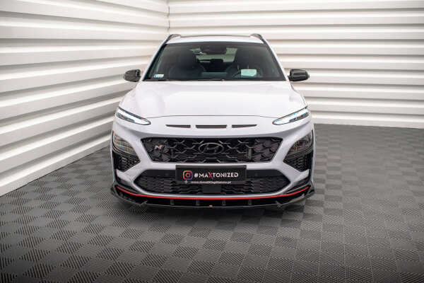 Maxton Design Frontansatz V.2 schwarz Hochglanz - Hyundai Kona N MK1