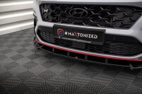 Maxton Design Front extension V.2 gloss black - Hyundai Kona N MK1