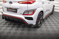 Maxton Design Heckansatz Flaps Diffusor V.2 schwarz Hochglanz - Hyundai Kona MK1