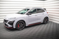 Maxton Design Side skirts extension V.1 gloss black - Hyundai Kona N MK1