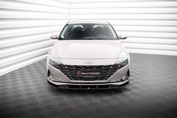 Maxton Design Frontansatz schwarz Hochglanz - Hyundai Elantra MK7