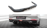 Maxton Design Mittlerer Diffusor Heckansatz DTM Look schwarz Hochglanz - Hyundai Elantra MK7