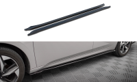 Maxton Design Side skirts extension gloss black - Hyundai...