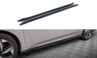 Maxton Design Side skirts extension gloss black - Hyundai...