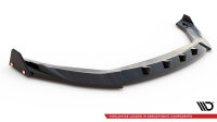 Maxton Design Front extension V.2 + Flaps gloss black - Hyundai Kona N MK1