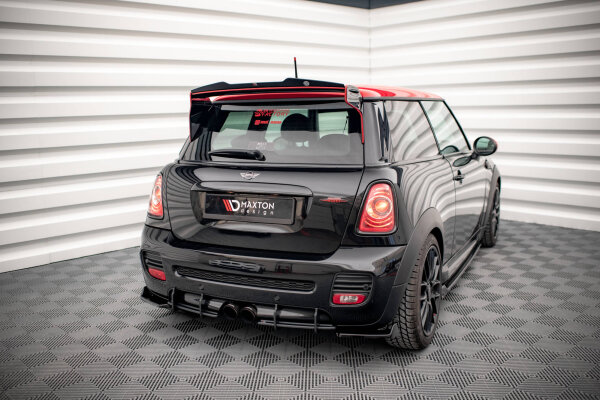 Maxton Design Aufsatz Heckspoiler Abrisskante V.2 schwarz Hochglanz - Mini Cooper John Cooper Works R56