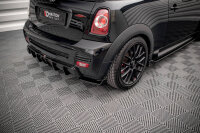 Maxton Design Heckansatz Flaps Diffusor V.3 schwarz Hochglanz - Mini Cooper John Cooper Works R56