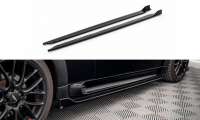 Maxton Design Seitenschweller Ansatz V.2 schwarz Hochglanz - Mini Cooper John Cooper Works R56