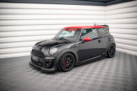 Maxton Design Seitenschweller Ansatz V.2 schwarz Hochglanz - Mini Cooper John Cooper Works R56