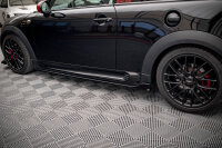 Maxton Design Side skirts extension V.2 gloss black - Mini Cooper John Cooper Works R56