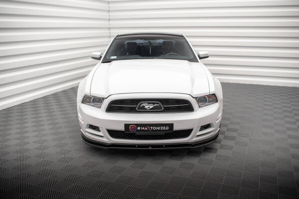 Maxton Design Frontansatz schwarz Hochglanz - Ford Mustang MK5 Facelift