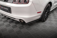 Maxton Design Heckansatz Flaps Diffusor schwarz Hochglanz - Ford Mustang MK5 Facelift