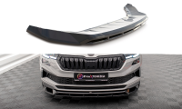 Maxton Design Front extension gloss black - Skoda Karoq...