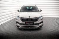 Maxton Design Frontansatz schwarz Hochglanz - Skoda Karoq...