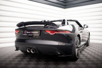 Maxton Design Attachment Rear Spoiler Cap gloss black - Jaguar F-Type MK1 Facelift