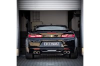 FOX final silencer right/left with 2 exhaust flaps - 2x100 Typ 25 - 18+ Chevrolet Camaro A1XC