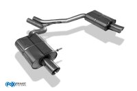 FOX Endschalldämpfer 1x90 Typ 25 - Audi A4 B7