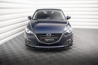 Maxton Design Front extension black gloss - 13-16 Mazda 3...