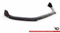 Maxton Design Front extension V.1 + Flaps matt - 19+ Peugeot 208 GT MK2