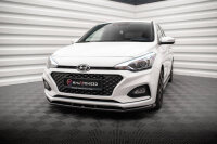 Maxton Design Front extension V.1 gloss black - 18-20 Hyundai I20 MK2 Facelift