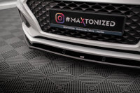 Maxton Design Front extension V.1 gloss black - 18-20 Hyundai I20 MK2 Facelift