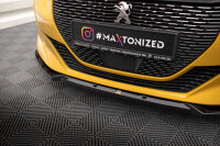 Maxton Design Frontansatz V.1 schwarz Hochglanz - 19+ Peugeot 208 GT MK2