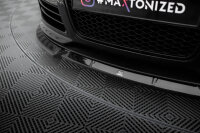 Maxton Design Front extension V.2 gloss black - 07-10 Audi RS6 Avant C6