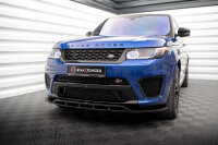 Maxton Design Front extension V.2 gloss black - 15-18 Land Rover Range Rover Sport SVR MK2