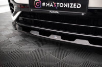 Maxton Design Front extension V.2 gloss black - 21+ VW T-Roc R MK1 Facelift