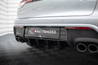 Maxton Design Rear extension gloss black - 21+ Porsche Macan MK1 Facelift 2