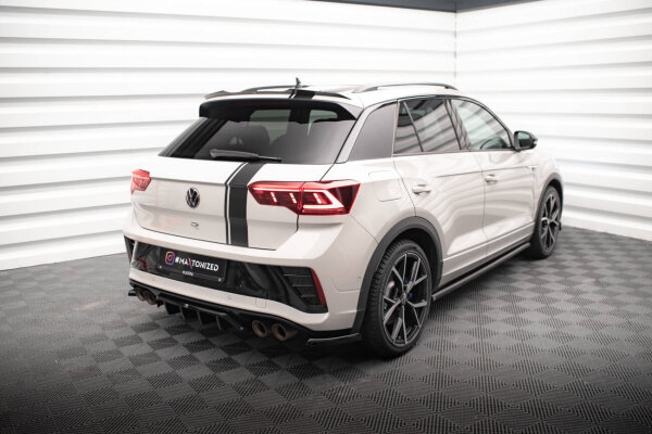 Maxton Design Aufsatz Heckspoiler Abrisskante schwarz Hochglanz - 21+ VW T-Roc R MK1 Facelift