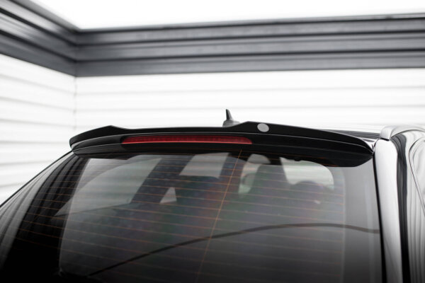 Maxton Design Attachment Rear Spoiler Cap black gloss - 07-10 Audi RS6 C6 Avant