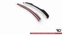 Maxton Design Attachment Rear Spoiler Cap black gloss - 07-10 Audi RS6 C6 Avant