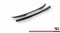 Maxton Design Attachment Rear Spoiler Cap black gloss - 07-10 Audi RS6 C6 Avant