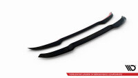 Maxton Design Attachment Rear Spoiler Cap (upper) black gloss - 20+ Audi SQ5 Sportback MK2 Facelift