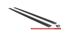 Maxton Design Side skirts extension Street Pro black - 07-10 Audi RS6 C6 Avant