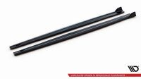 Maxton Design Side skirts extension black gloss - 10-14 BMW X3 F25 M-Package