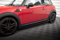 Maxton Design Side skirts extension black gloss - 06-10 Mini One R56