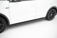 Maxton Design Side skirts extension black gloss - 21+ VW T-Roc R MK1 Facelift