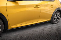 Maxton Design Seitenschweller Ansatz Street Pro rot - 19+ Peugeot 208 GT MK2