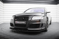 Maxton Design Street Pro Front extension black - 07-10 Audi RS6 C6 Avant