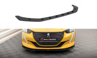 Maxton Design Street Pro Front extension red - 19+ Peugeot 208 GT MK2