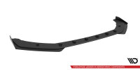 Maxton Design Street Pro Front extension + Flaps black - 19+ Peugeot 208 GT MK2