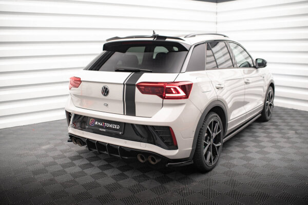 Maxton Design Street Pro Heckschürze schwarz - 21+ VW T-Roc R MK1 Facelift