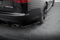 Maxton Design Heckansatz Flaps Diffusor + Flaps schwarz - 07-10 Audi RS6 C6 Avant