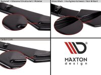 Maxton Design Diffusor Heckansatz DTM Look schwarz Hochglanz - 07-10 Audi RS6 C6 Avant