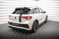 Maxton Design Heckansatz Flaps Diffusor schwarz - 21+ VW T-Roc R MK1 Facelift