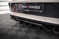 Maxton Design Diffusor Rear extension DTM Look gloss black - 21+ VW T-Roc R MK1 Facelift