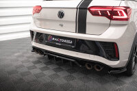 Maxton Design Diffusor Rear extension DTM Look gloss black - 21+ VW T-Roc R MK1 Facelift